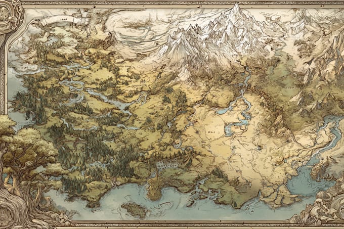 vector map illustration map design isometric