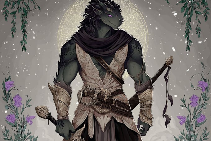 draw your dnd character illustrations or concept art