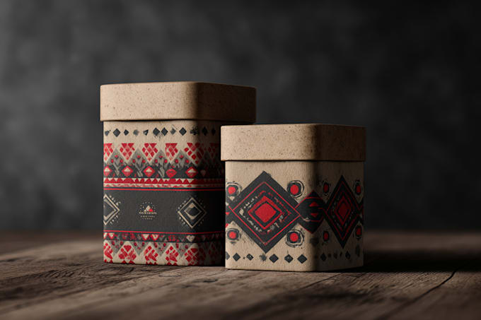 do amazon packaging box and label design