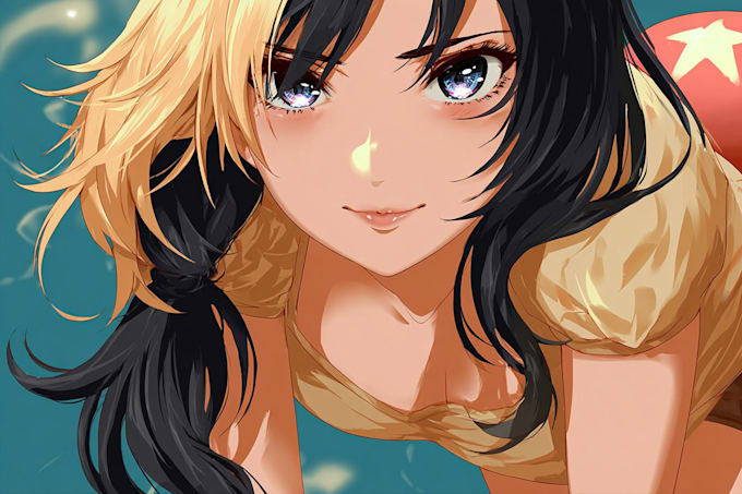 design vtuber model character in anime style for streaming