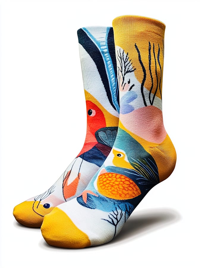 make a custom and pattern socks design