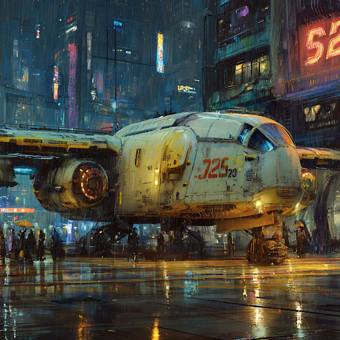 design sci fi illustration and sci fi art