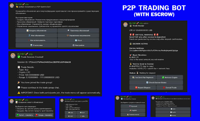 create blockchain telegram bots