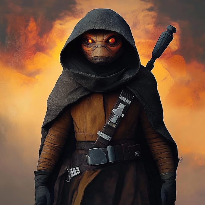 create a custom star wars inspired character for you