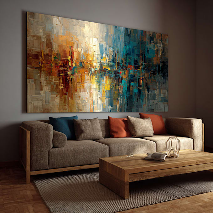 design breathtaking abstract art for your home