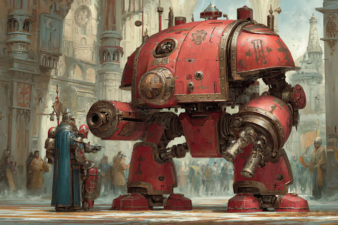 create warhammer 40k art