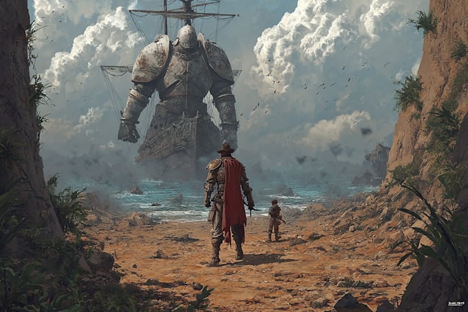 design an environment concept art and background