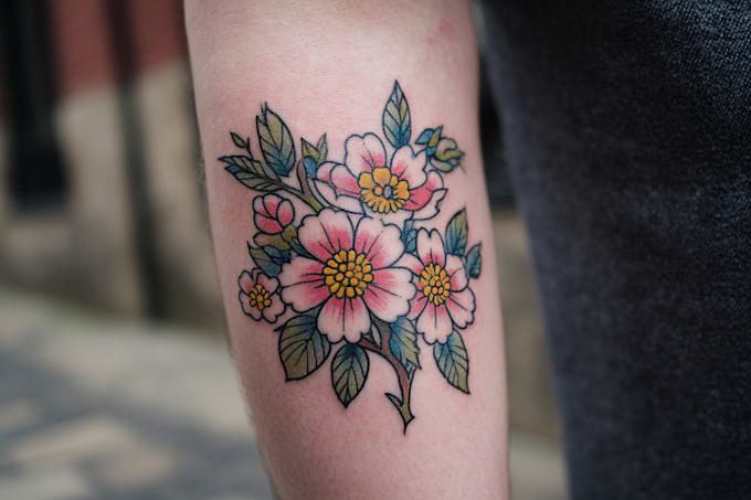 create any design in old school tattoo style