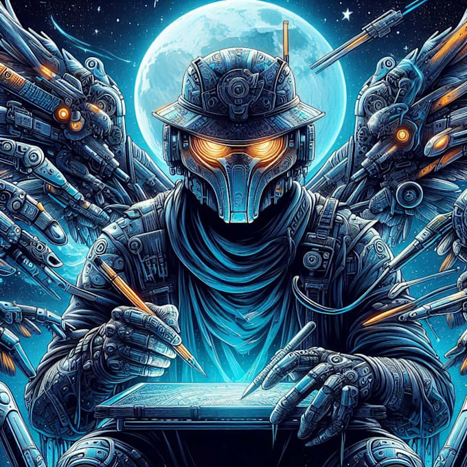 Draw an cyberpunk futuristic city art in style for you by Sakeadeo20 ...