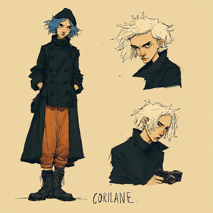 do character designs of your oc