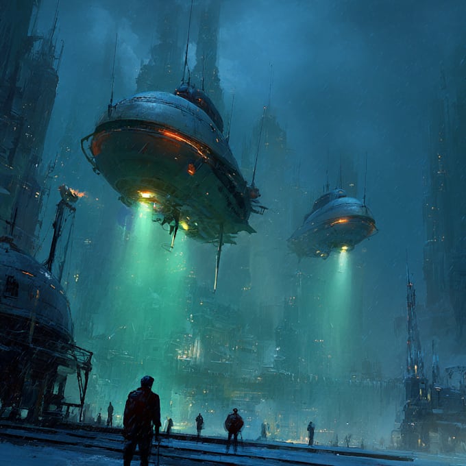 do sci fi illustration and sci fi art