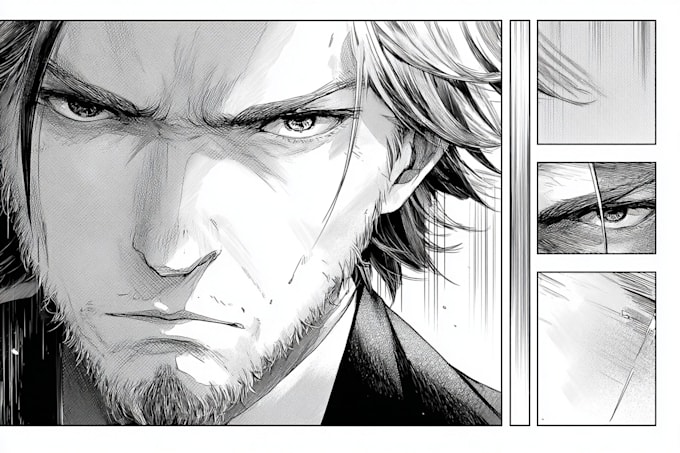draw professional custom manga page