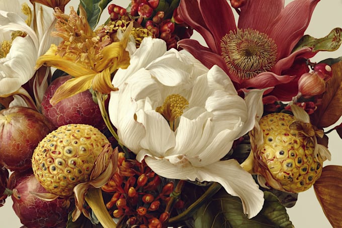 draw realistic scientific botanical illustration