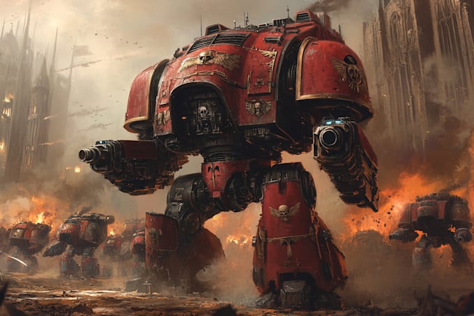 create warhammer 40k art
