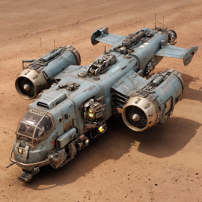model hard surface scifi vehicles, spaceships