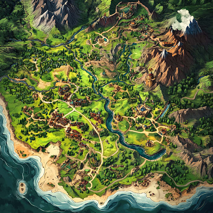 fantasy map illustration world map fantasy map maker map