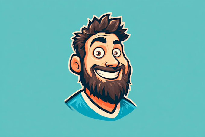 create awesome vector cartoon character mascot logo