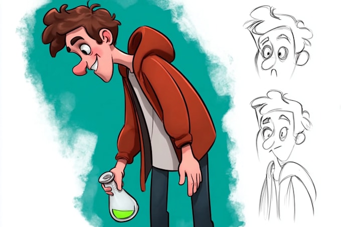 create any cartoon character