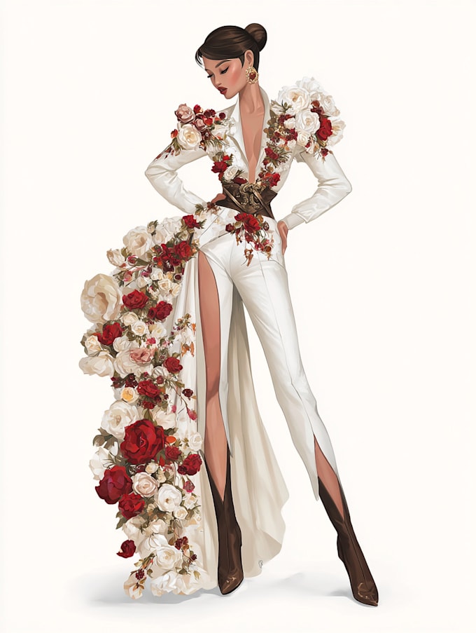fashion design for illustration