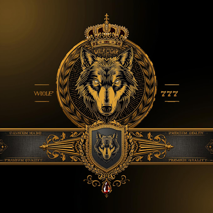 do premium cigar brands label logo or box design