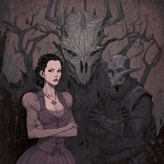 make horror fantasy style