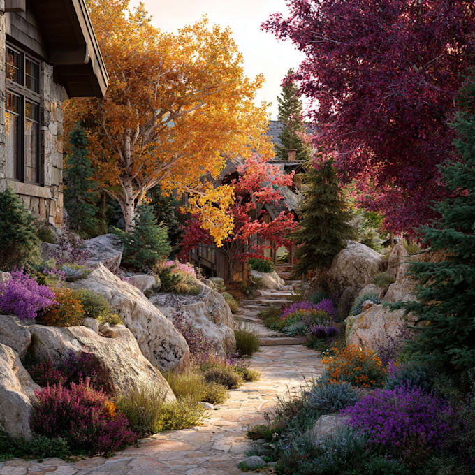 do a landscape design, pool, garden, patio, backyard
