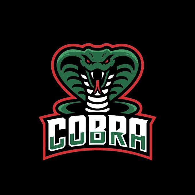 make a powerful snake mascot logo for strong visual impact