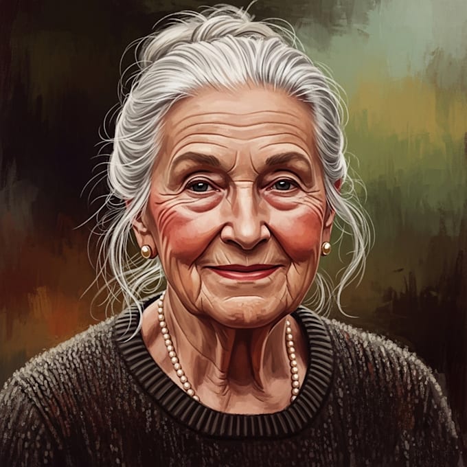 do digital portraits or illustrations