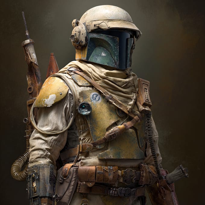 make your star wars sci fi character art