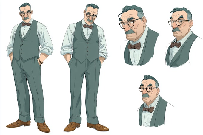do a character of comic or design