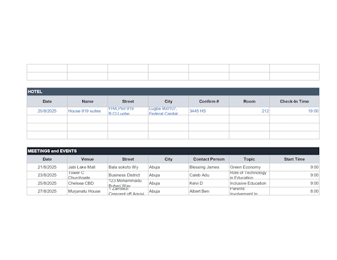 manage your data entry