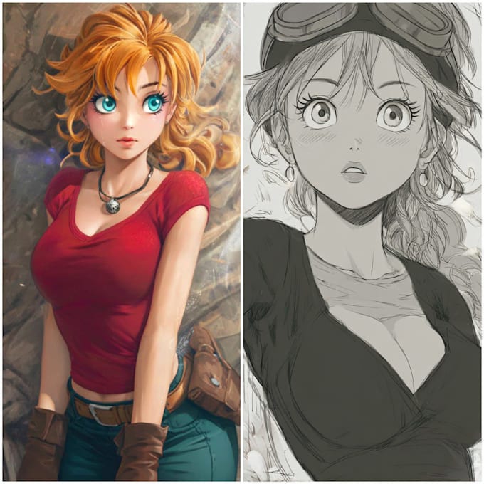 do an anime or comic character