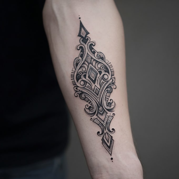 create a unique and custom tattoo design