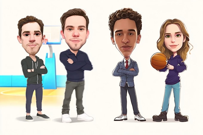 create bighead cartoon caricature from your photo