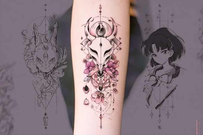 do manga anime tattoo design for you