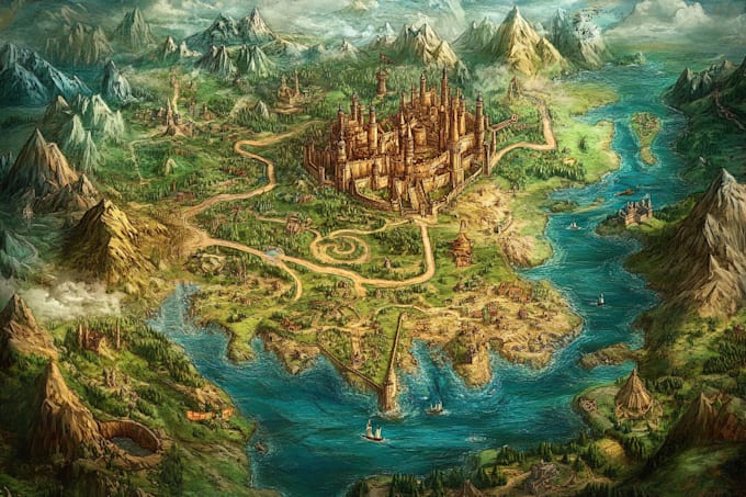 create your fantasy map for dnd