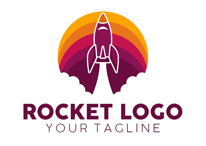 do wonderful super travel, rocket logo design