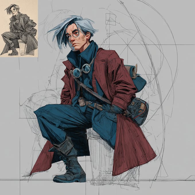 Do a character of a comic or design your character by Brimond92 | Fiverr