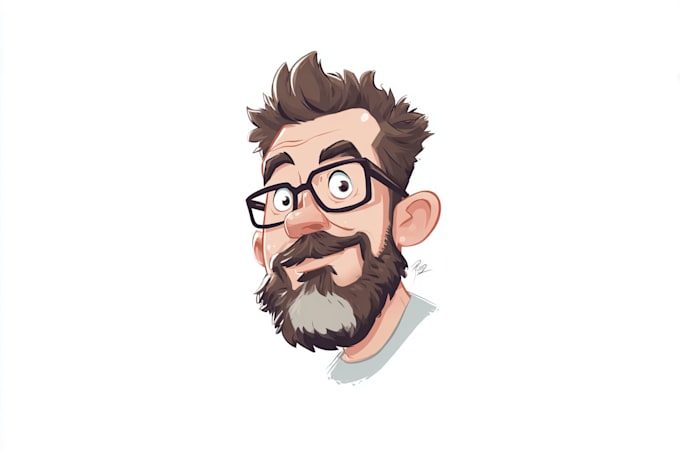 create a cartoon,mascot,caricature logo