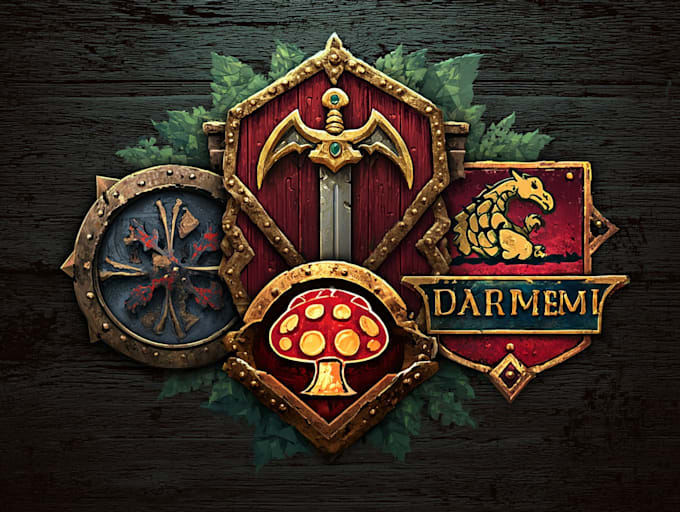 make a awesome rpg fantasy or sci fi logo for you