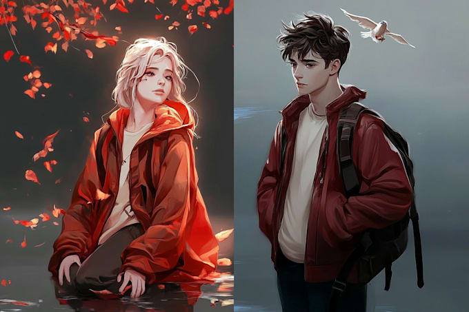 draw your fantasy character, rpg character or portrait