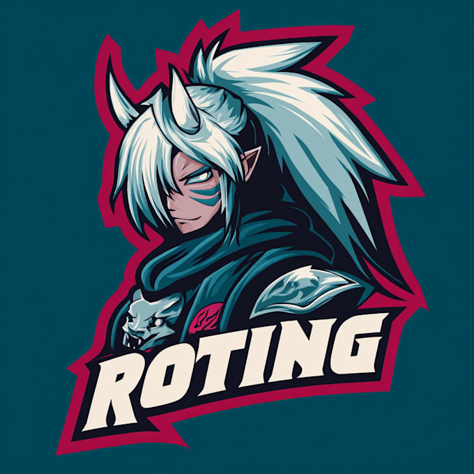 design logo with anime mascot