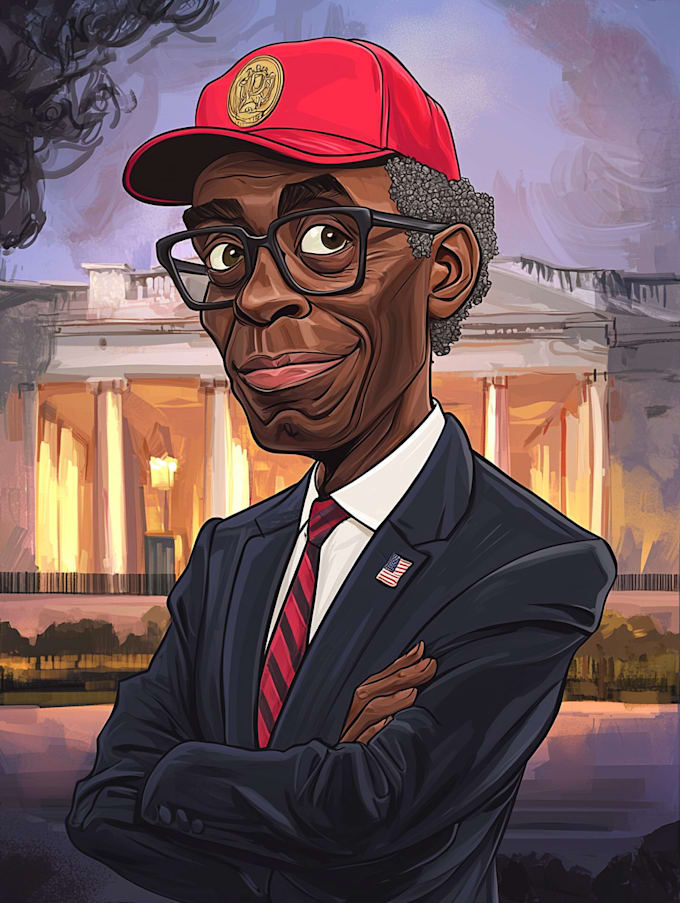 make a political cartoon art