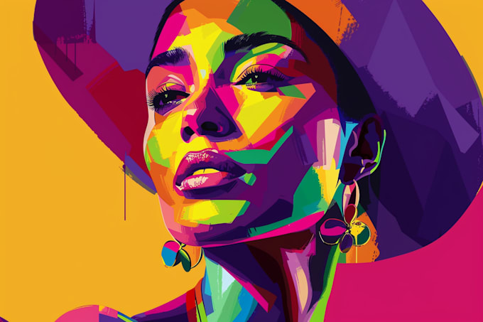 make a beautiful wpap pop art portrait
