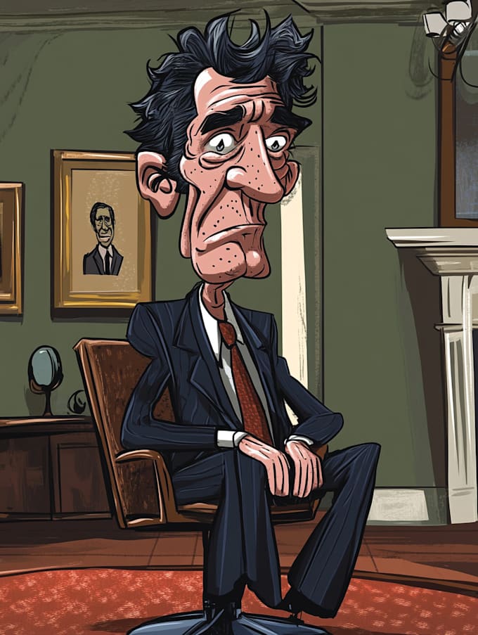 draw a custom political cartoon for