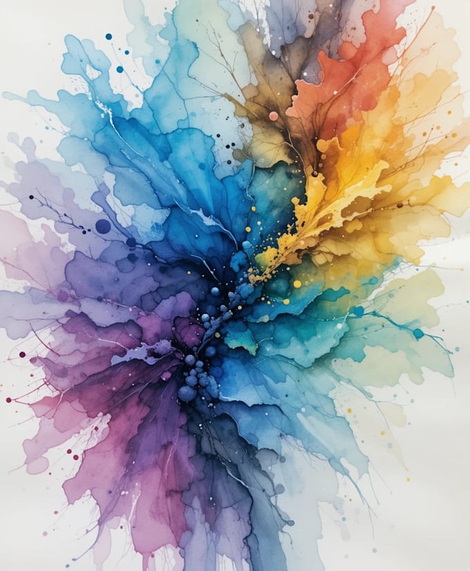 paint watercolor illustration and watercolor art
