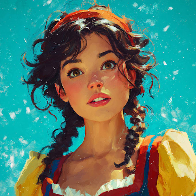 make a stunning disney style portraits