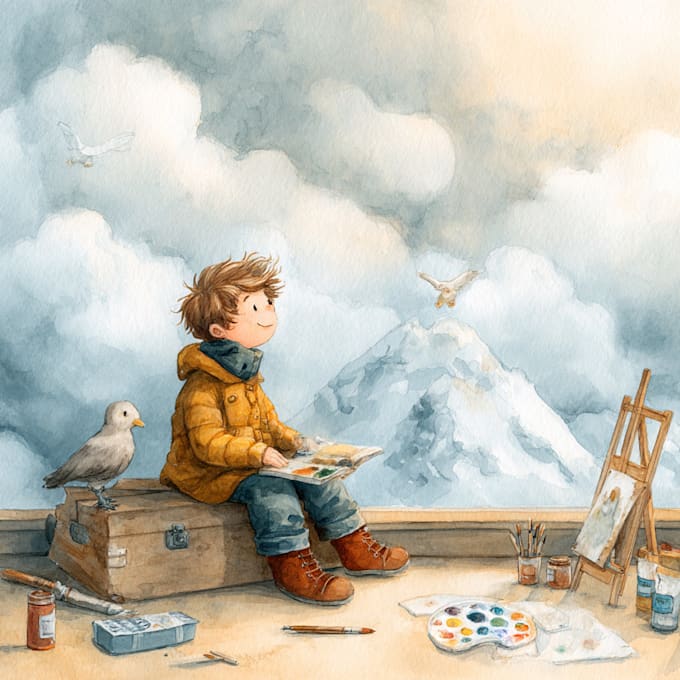 illustrate children books character illustration