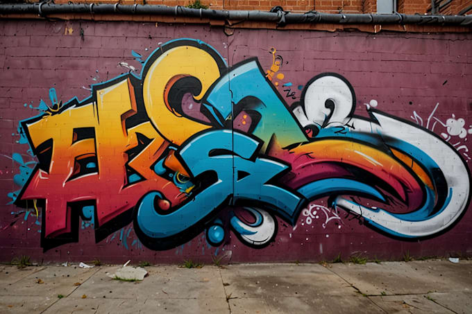 create custom graffiti art designs murals and wall arts