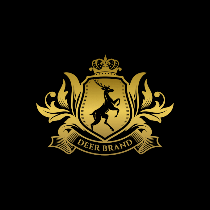 design unique amazing beauty heraldry logo